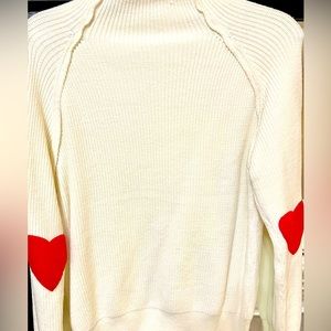 Happy Valentine’s Day!  Cute holiday sweater!  Size Medium